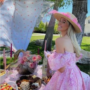 Bardot ​Kiah Puff Sleeve Corset Mini Dress